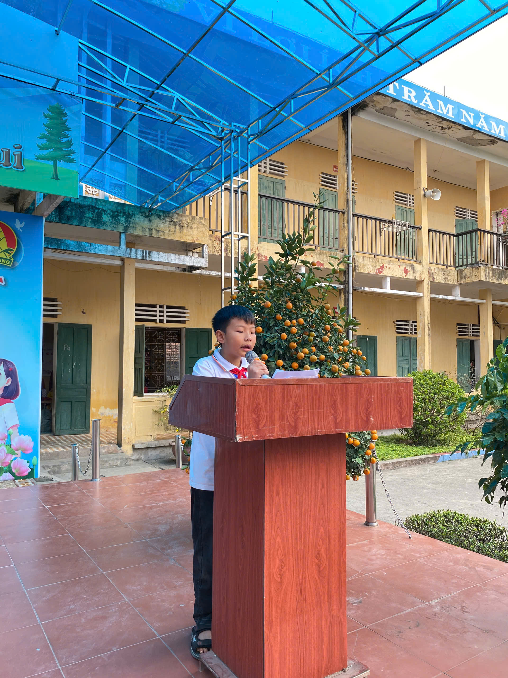 Thực hiện KH số 15-KH/TĐTN ngày 13/02/2026 của Ban chấp hành Đoàn tỉnh Ninh Bình, sáng ngày 9/3/2026, trường Tiểu học Nam Giang đã diễn ra Ngày hội “ Thiếu nhi vui khoẻ - Tiến bước lên đoàn” trong không khí tưng bừng phấn khởi thi đua lập thành tích chào mừng cuộc bầu cử Quốc Hội khoá XVI và đại biểu Hội đồng nhân dân các cấp nhiệm kỳ 2026 -2031; kỷ niệm 95 năm ngày thành lập Đoàn Thanh niên Cộng sản Hồ Chí Minh 26/03/1931 - 26/3/2026; kỷ niệm 85 năm ngày thành lập Đội Thiếu niên tiền phong Hồ Chí Minh 15/5/1941 - 15/5/2026. 🌷🌷🌷Tại buổi lễ, các thầy giáo trong ban giám hiệu đã phát biểu khai mạc và động viên các em học sinh tích cực rèn luyện sức khỏe, phát triển kĩ năng và thể hiện tài năng của mình trong các hoạt động do nhà trường phát động và tổ chức. Sau đó, các bạn học sinh còn được tham gia nhiều hoạt động như: thưởng thức tiết mục văn nghệ " Em là mầm non của Đảng", giải đố có thưởng Tìm hiểu về Đoàn TNCS Hồ Chí Minh, đồng diễn thể dục. 🌵🌵Buổi lễ diễn ra không khí vui tươi, phấn khởi, đồng thời tạo sân chơi bổ ích để các em học sinh thêm tự tin, đoàn kết và phấn đấu trở thành những đội viên xuất sắc xứng đáng với truyền thống vẻ vang của Đội Thanh niên Cộng sản Hồ Chí Minh.💕💕💕