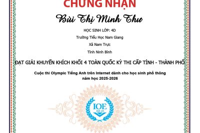 🌟TỰ HÀO NAM GIANG – RỰC RỠ BẢNG VÀNG IOE 🌟